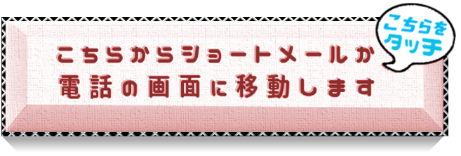 ショートメールかお電話で対応します